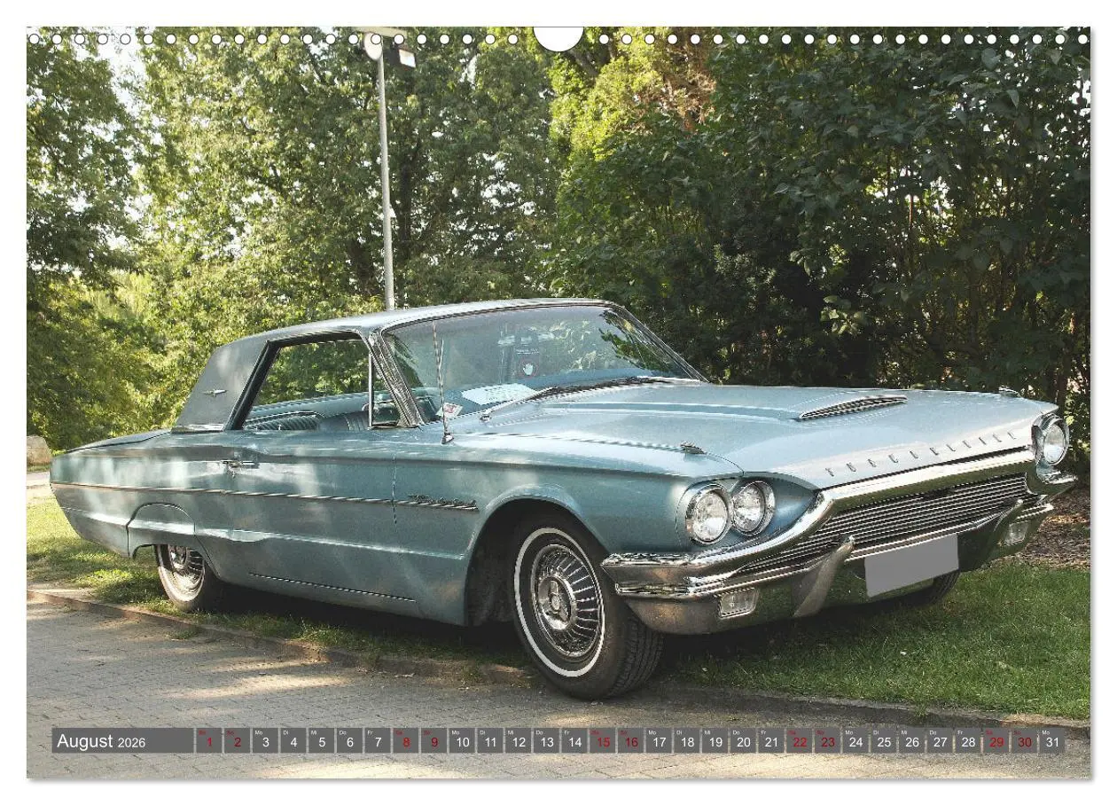 Bild: 9783457569672 | Autoklassiker Ford vom A-Model bis Thunderbird (Wandkalender 2026...