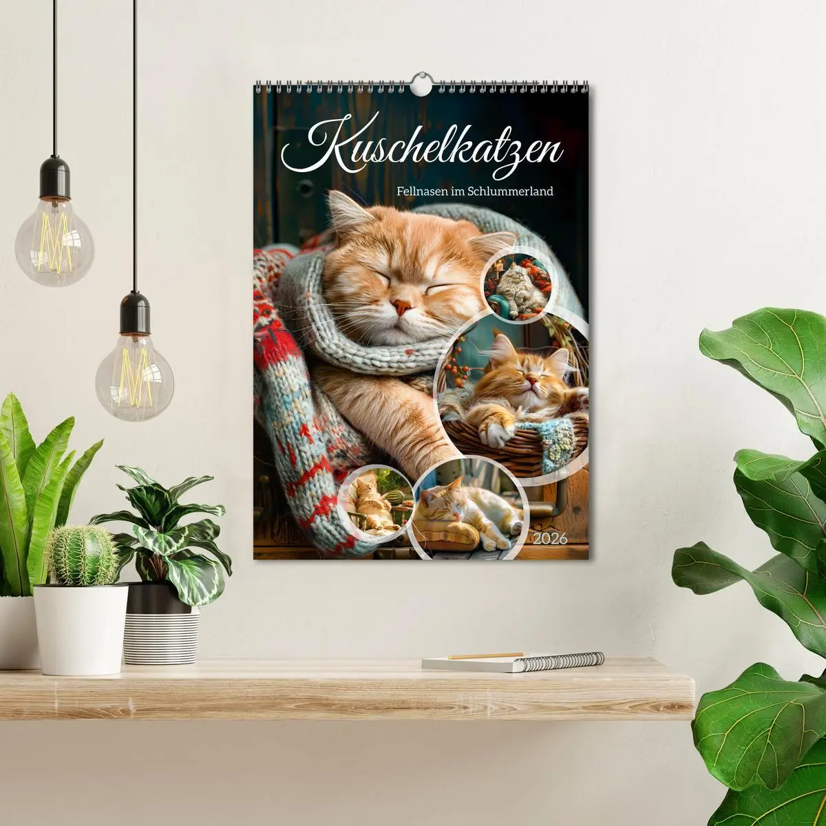 Bild: 9783516279672 | Kuschelkatzen - Fellnasen im Schlummerland (Wandkalender 2026 DIN...