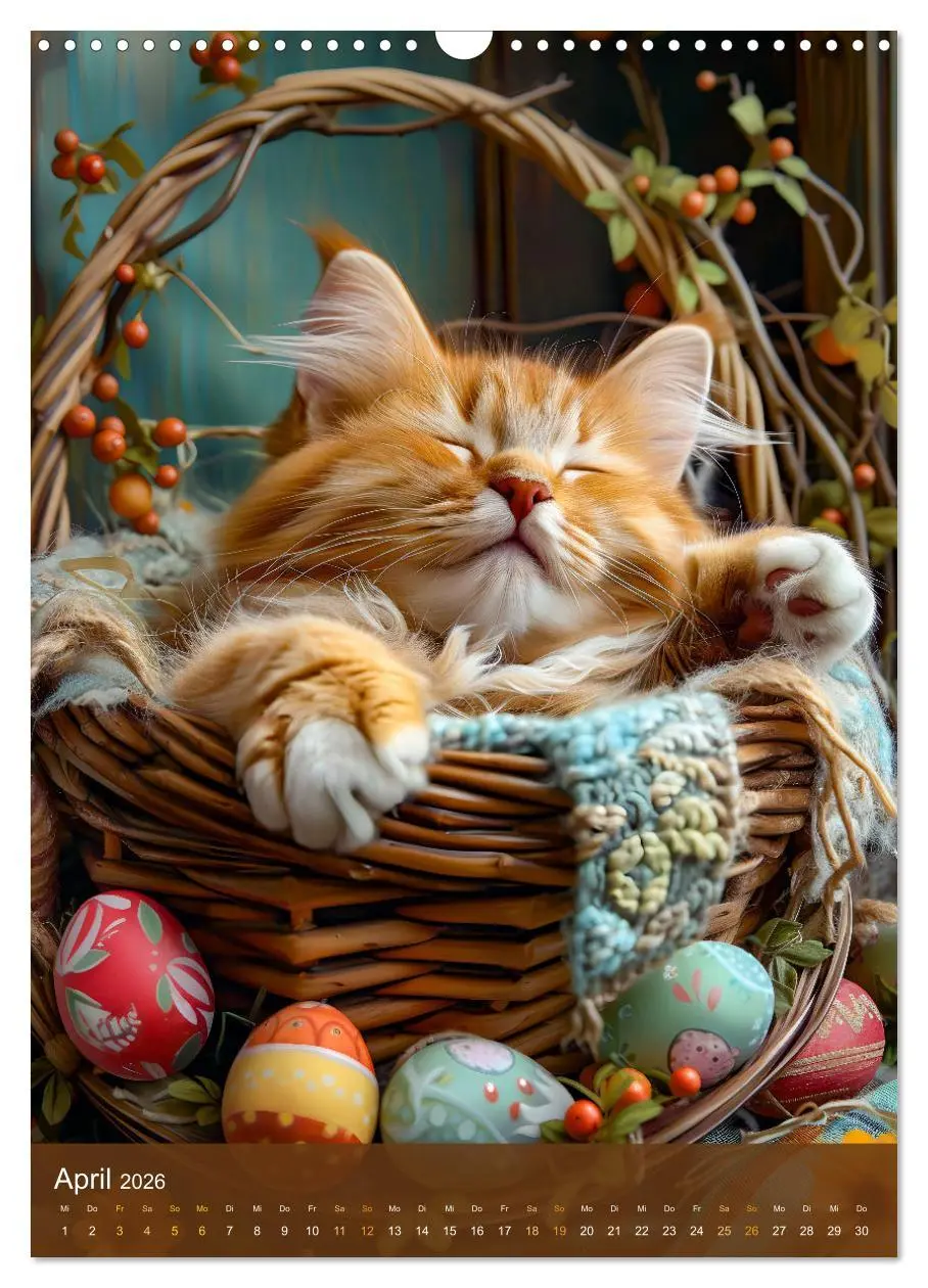 Bild: 9783516279672 | Kuschelkatzen - Fellnasen im Schlummerland (Wandkalender 2026 DIN...