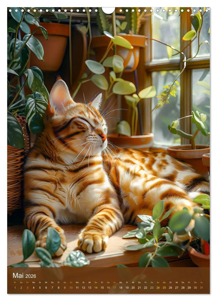 Bild: 9783516279672 | Kuschelkatzen - Fellnasen im Schlummerland (Wandkalender 2026 DIN...