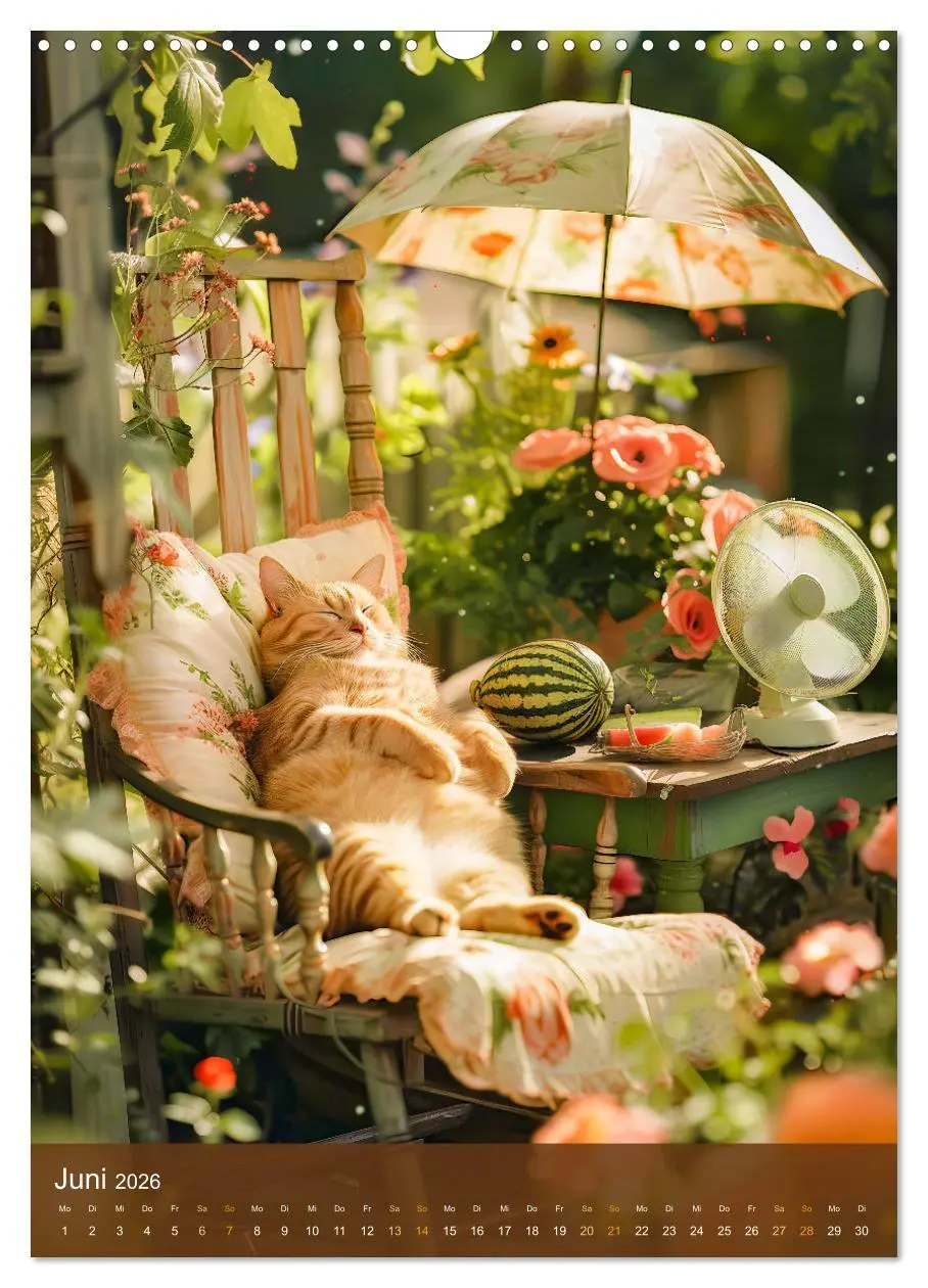 Bild: 9783516279672 | Kuschelkatzen - Fellnasen im Schlummerland (Wandkalender 2026 DIN...