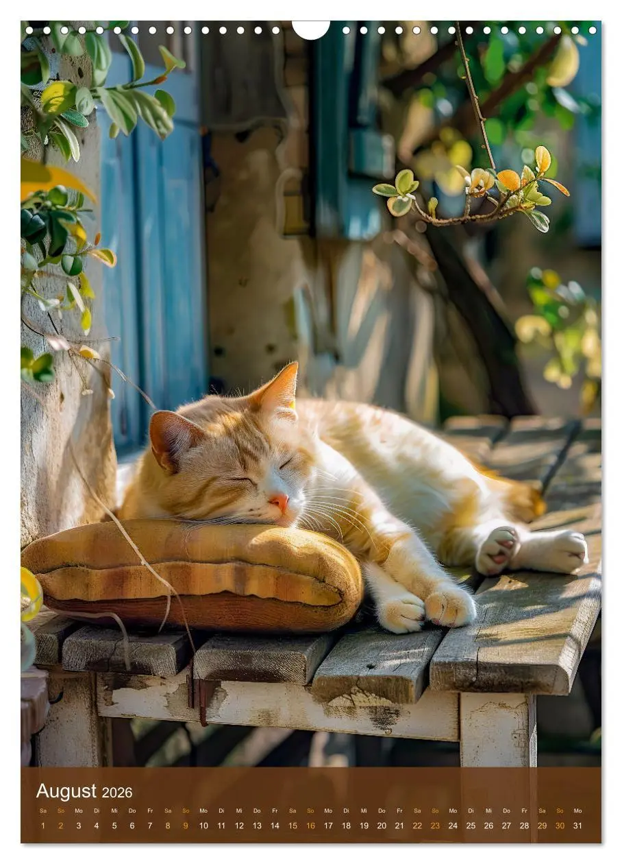 Bild: 9783516279672 | Kuschelkatzen - Fellnasen im Schlummerland (Wandkalender 2026 DIN...
