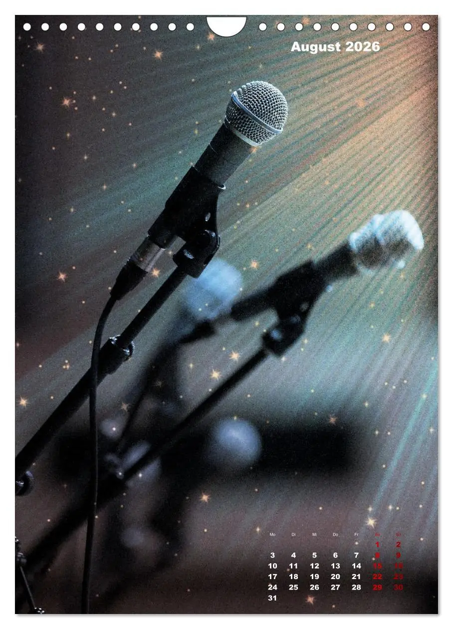 Bild: 9783516349672 | Der Klang von Musik (Wandkalender 2026 DIN A4 hoch), CALVENDO...