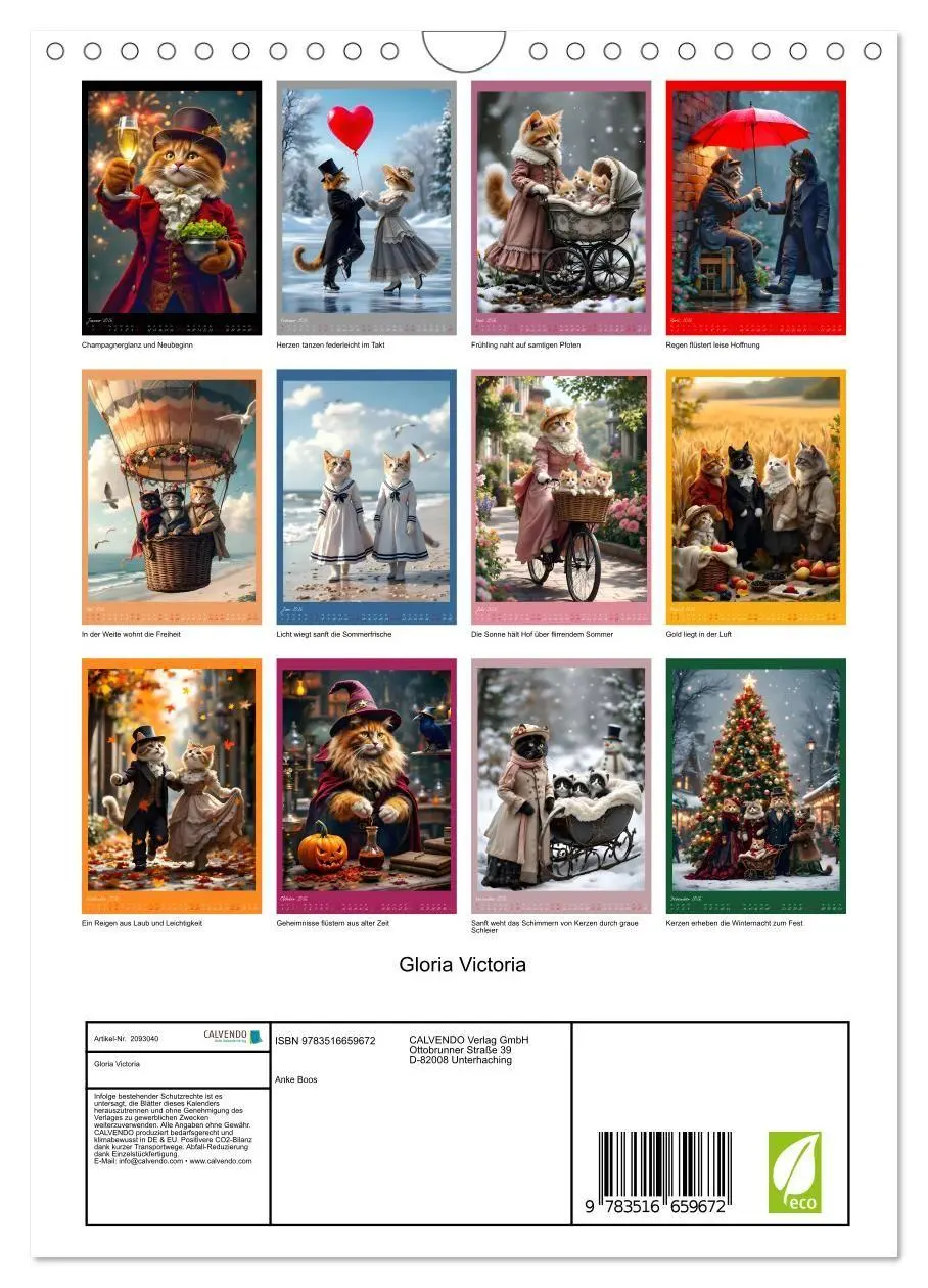 Bild: 9783516659672 | Gloria Victoria (Wandkalender 2026 DIN A4 hoch), CALVENDO...