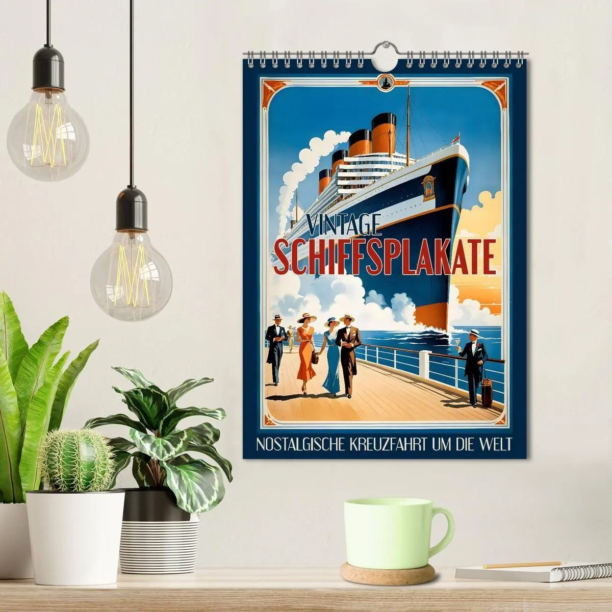 Bild: 9783516729672 | Vintage Schiffsplakate - nostalgische Kreuzfahrt um die Welt...