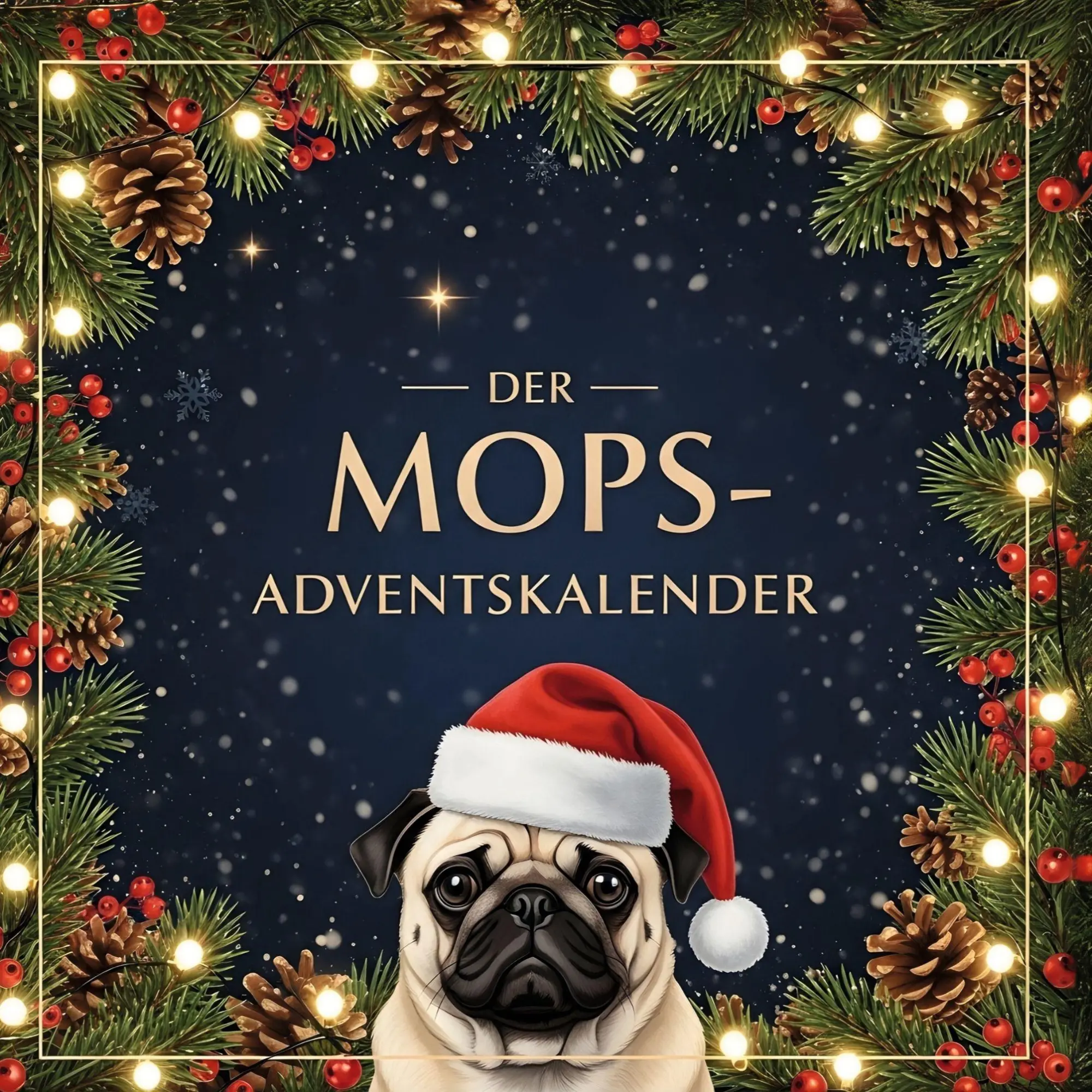 Cover: 9783695309672 | Der Mops-Adventskalender | Jonah Schmid | Taschenbuch | 100 S. | 2025