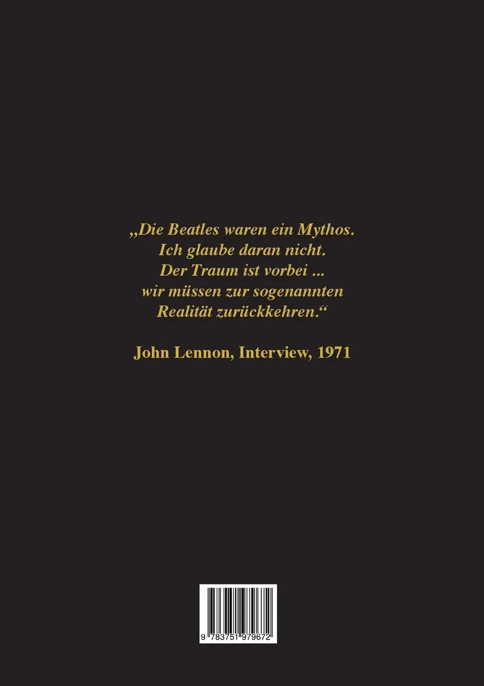 Rückseite: 9783751979672 | Let It Be - das letzte Album der Beatles | Fredrik Forsblad | Buch
