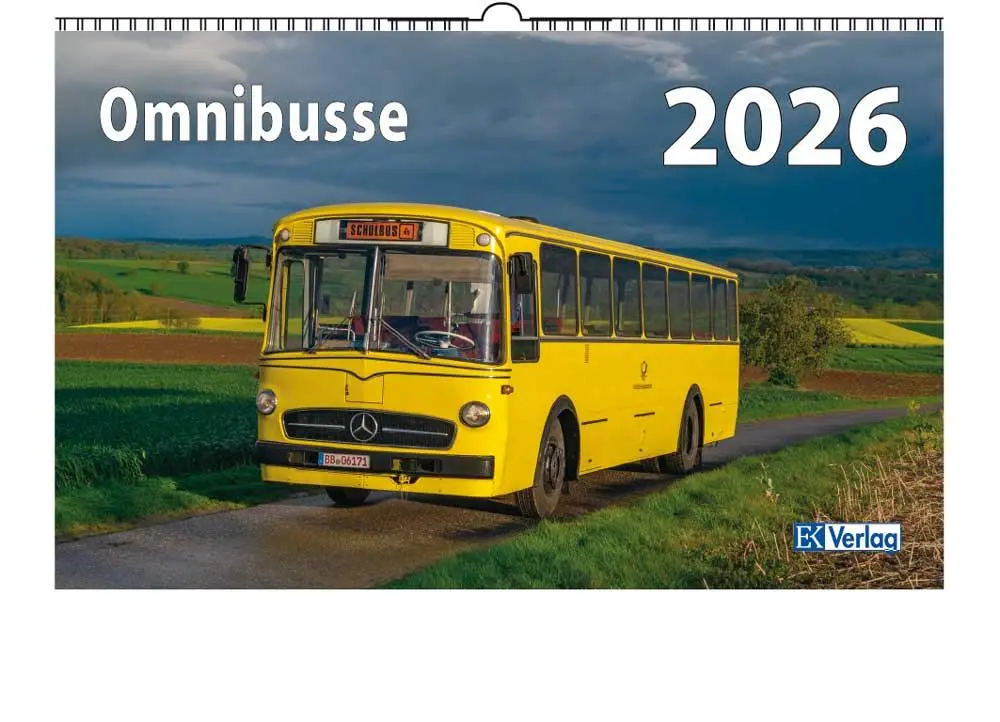 Cover: 9783844659672 | Omnibusse 2026 | Kalender | 13 S. | Deutsch | 2026 | EK-Verlag
