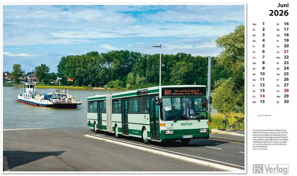 Bild: 9783844659672 | Omnibusse 2026 | Kalender | 13 S. | Deutsch | 2026 | EK-Verlag