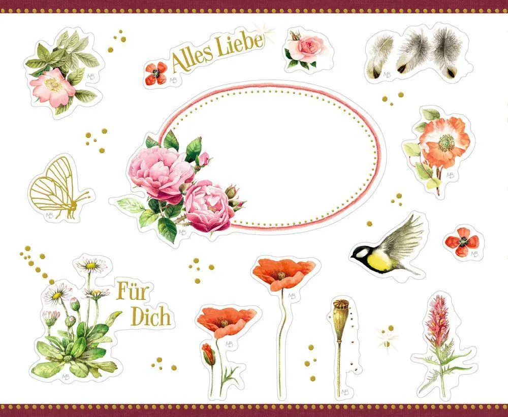 Bild: 4050003949772 | Stickerbuch - Zauberhafte Gartenwelt | Sticker und Etiketten | Bastin