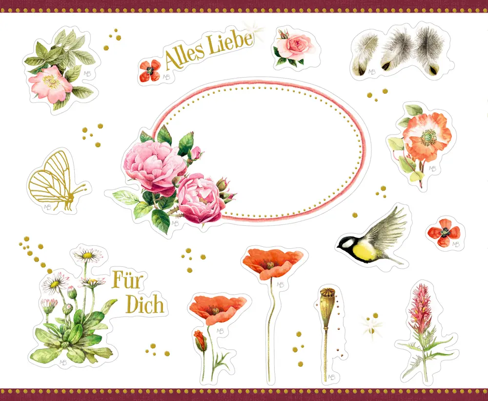 Bild: 4050003949772 | Stickerbuch - Zauberhafte Gartenwelt | Sticker und Etiketten | Bastin