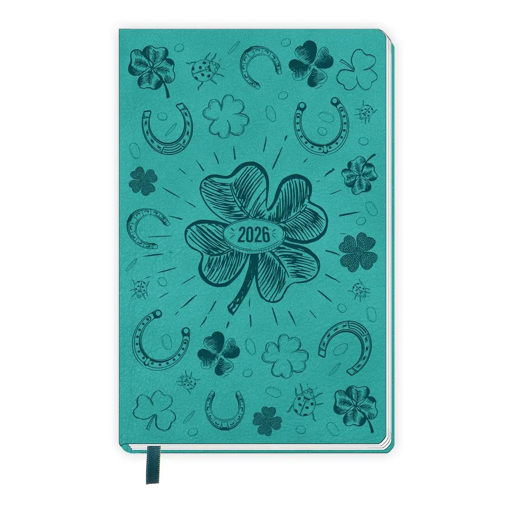 Cover: 4251901509772 | Trötsch Taschenkalender A6 Soft Touch Glück 2026 | KG | Kalender