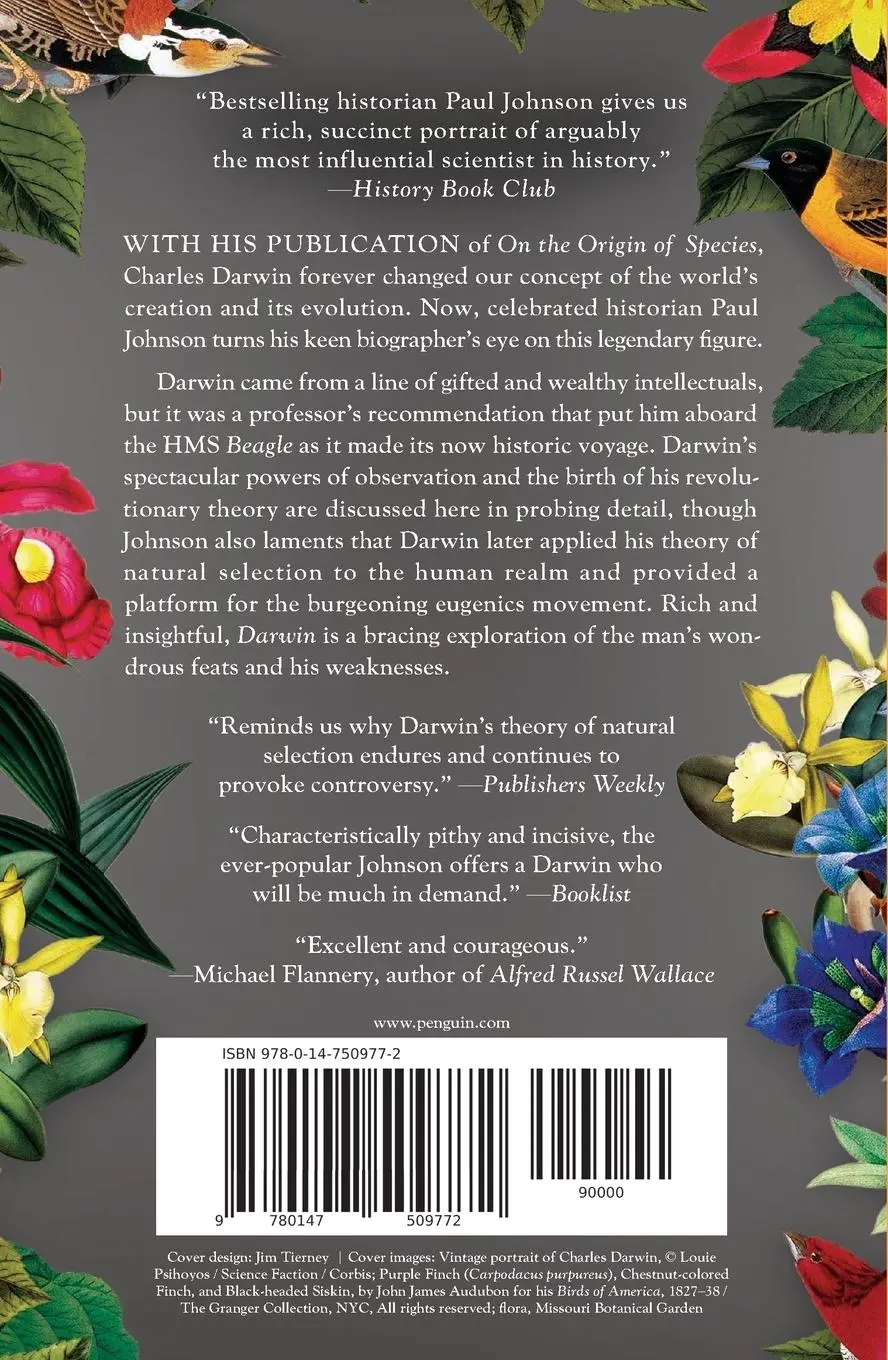 Rückseite: 9780147509772 | Darwin | Portrait of a Genius | Paul Johnson | Taschenbuch | Englisch