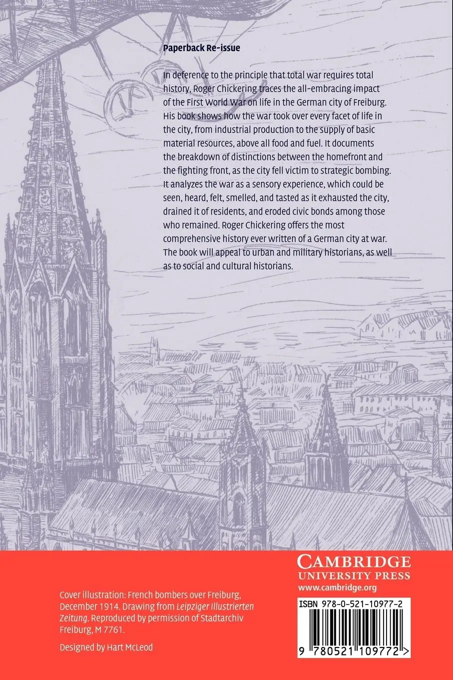 Rückseite: 9780521109772 | The Great War and Urban Life in Germany | Roger Chickering | Buch