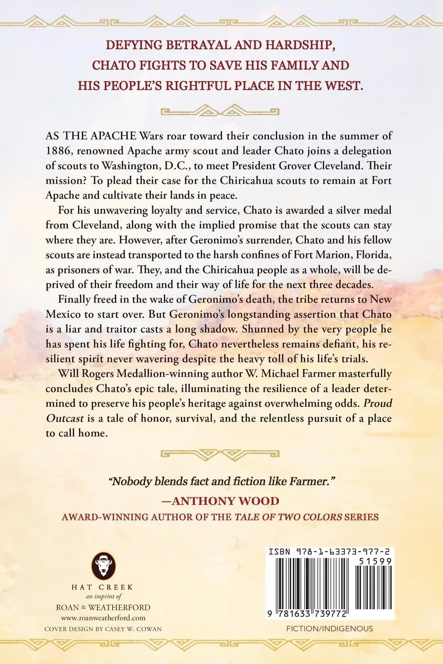 Rückseite: 9781633739772 | Proud Outcast | Days of War, Days of Peace | W. Michael Farmer | Buch