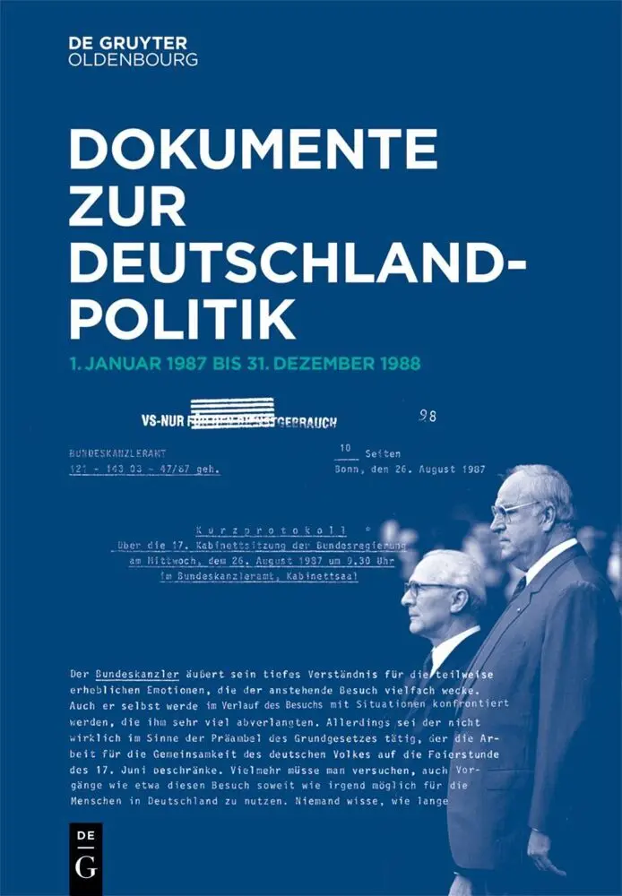 Cover: 9783111019772 | 1. Januar 1987 bis 31. Dezember 1988 | Michael Hollmann (u. a.) | Buch