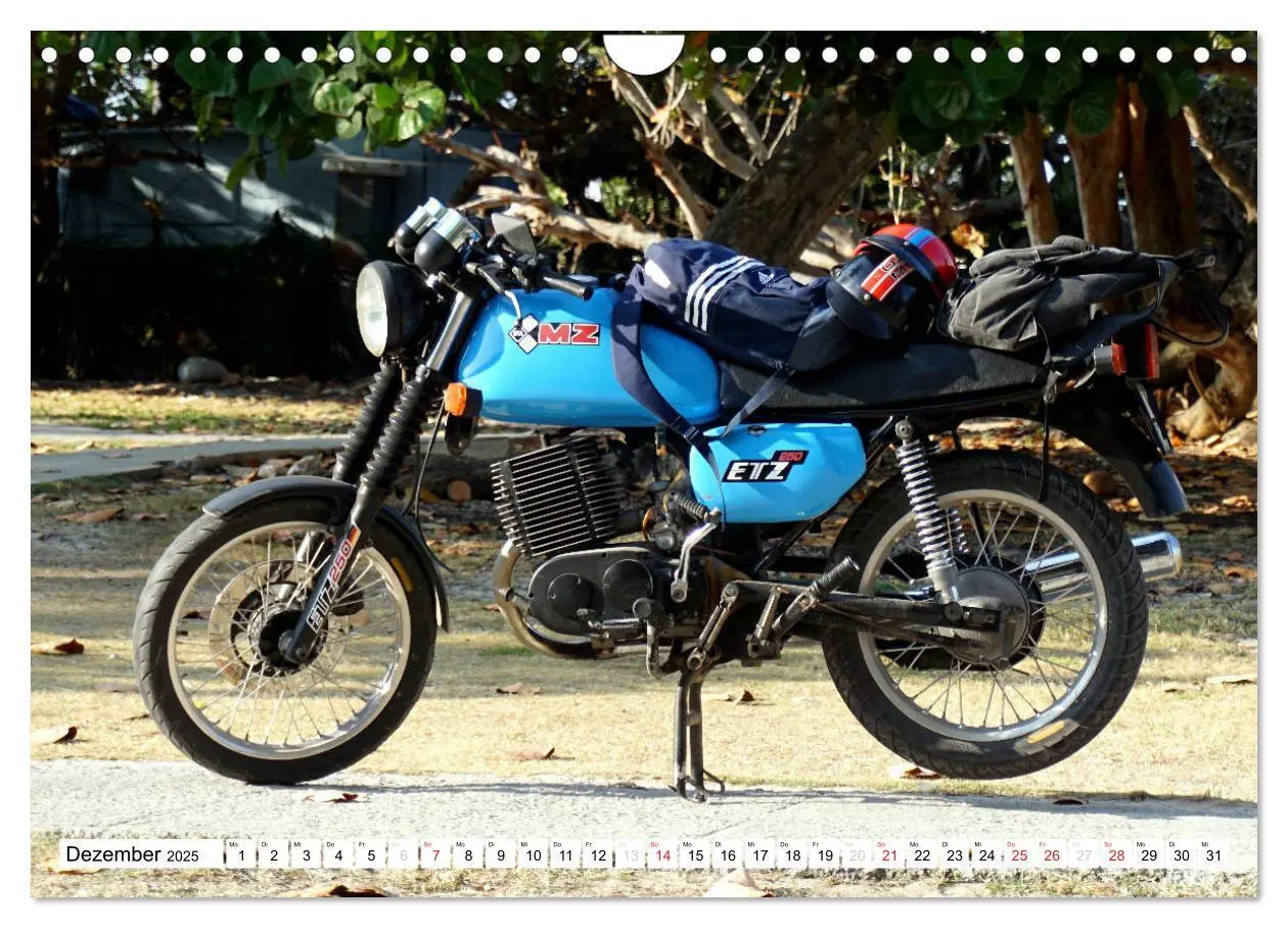 Bild: 9783435609772 | Mythos MZ - Ein DDR-Motorrad auf Kuba (Wandkalender 2025 DIN A4...