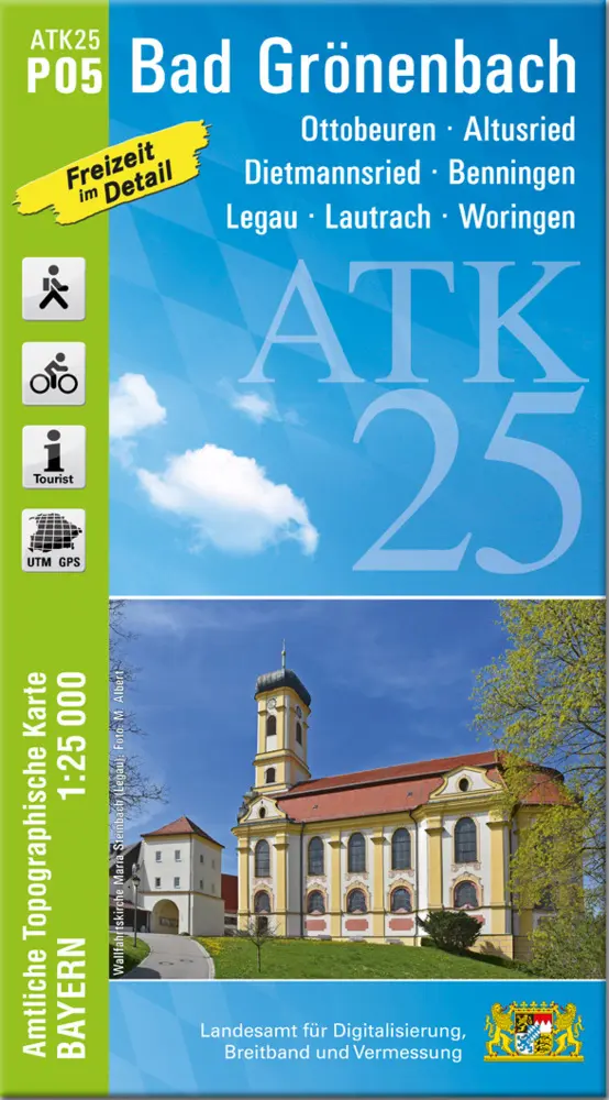 Cover: 9783899339772 | ATK25-P05 Bad Grönenbach (Amtliche Topographische Karte 1:25000)