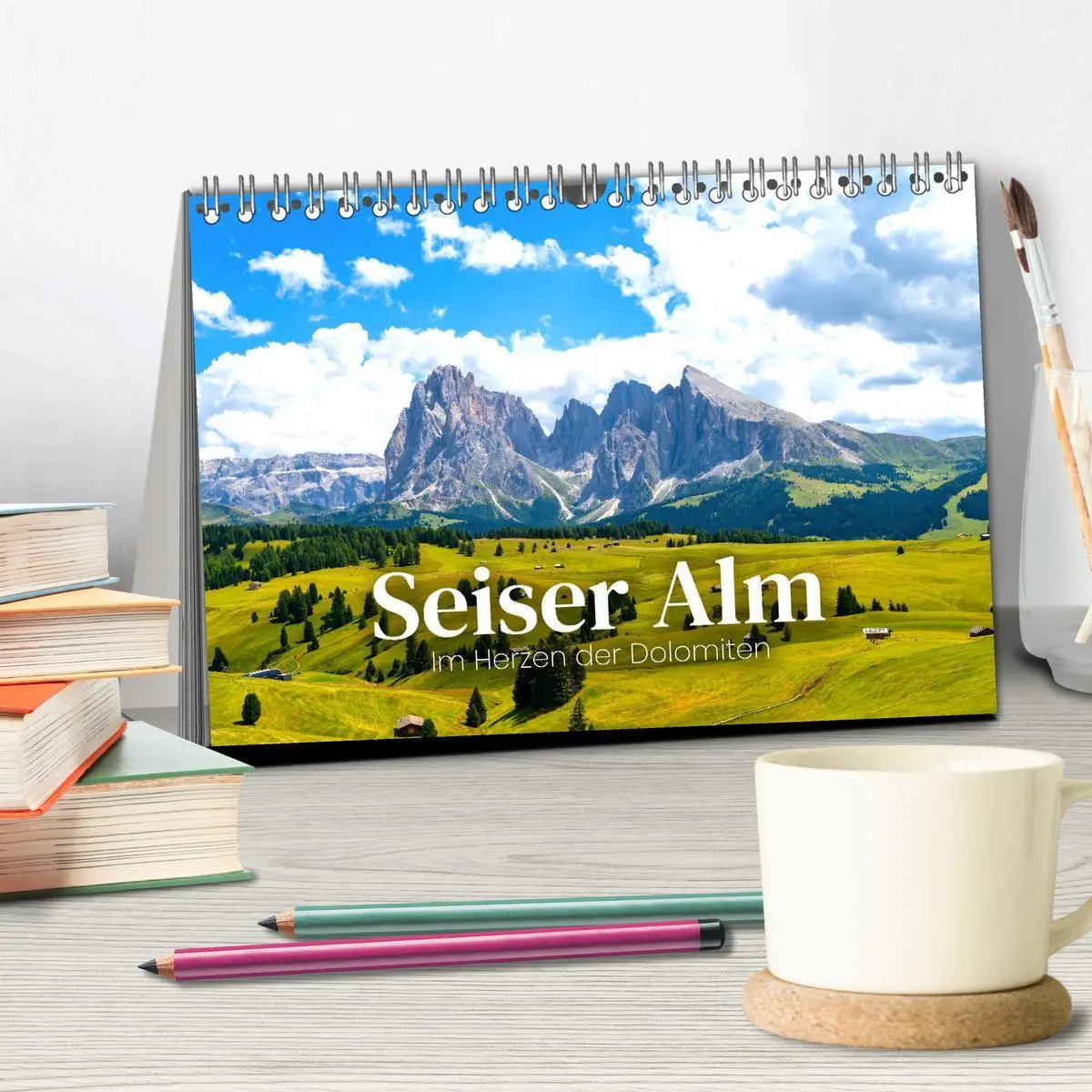 Bild: 9783457549872 | Seiser Alm - Im Herzen der Dolomiten. (Tischkalender 2026 DIN A5...