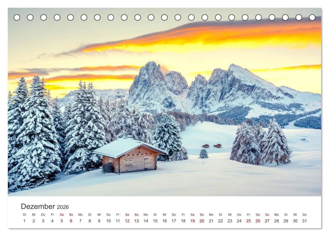 Bild: 9783457549872 | Seiser Alm - Im Herzen der Dolomiten. (Tischkalender 2026 DIN A5...