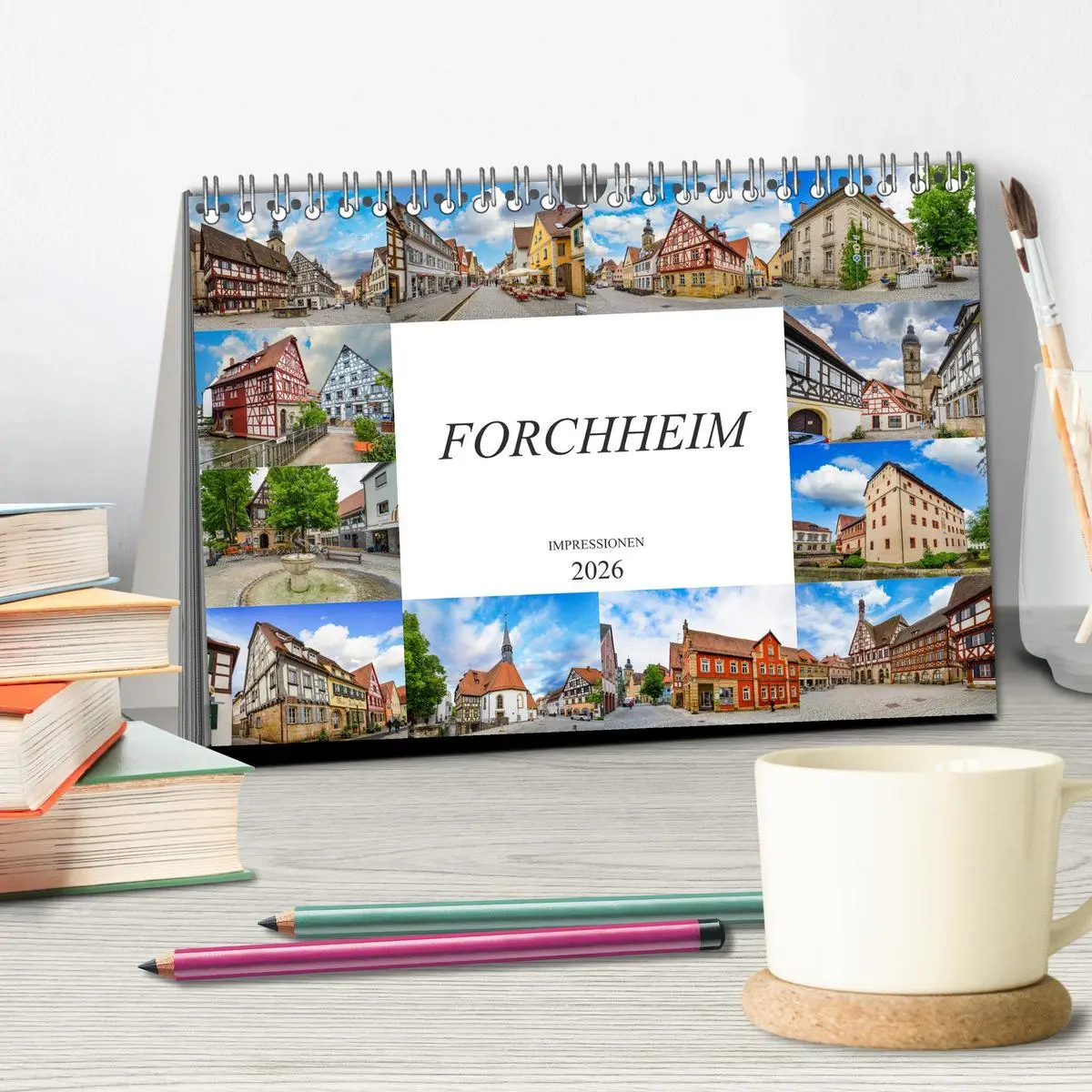 Bild: 9783457789872 | Forchheim Impressionen (Tischkalender 2026 DIN A5 quer), CALVENDO...