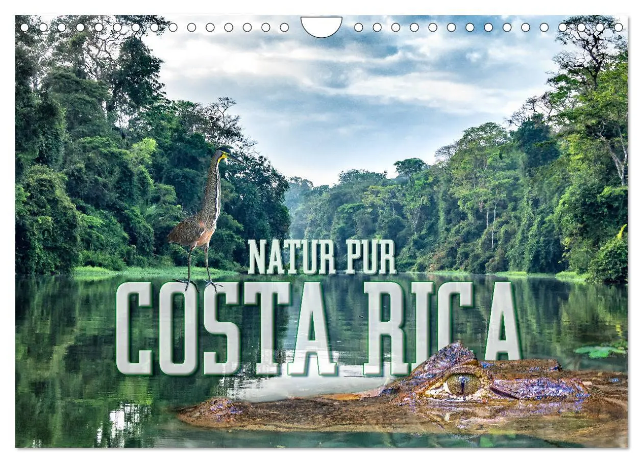 Cover: 9783457859872 | Natur pur, Costa Rica (Wandkalender 2026 DIN A4 quer), CALVENDO...