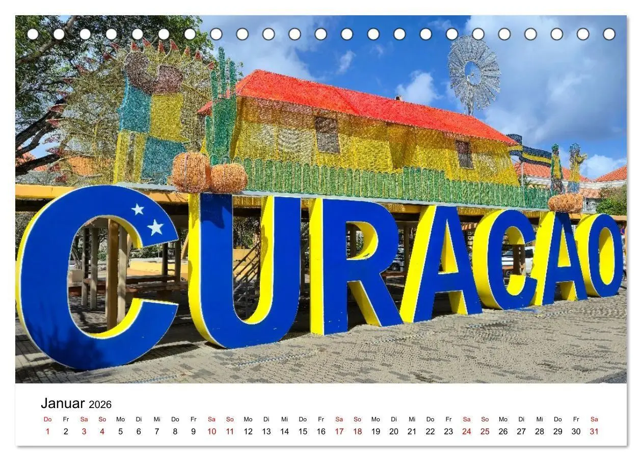 Bild: 9783516709872 | Willemstad - Die bunte Seite von Curaçao (Tischkalender 2026 DIN A5...
