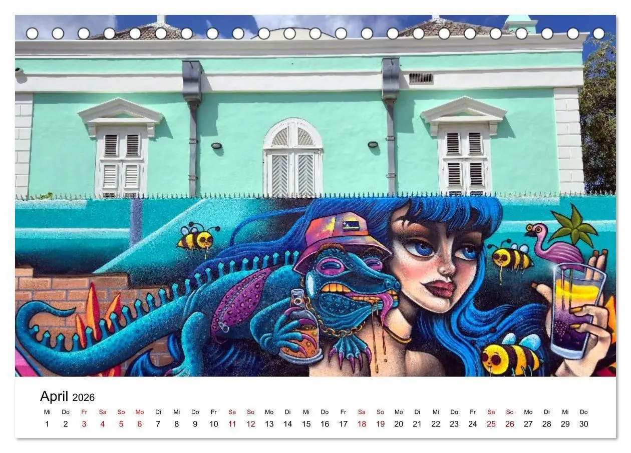 Bild: 9783516709872 | Willemstad - Die bunte Seite von Curaçao (Tischkalender 2026 DIN A5...