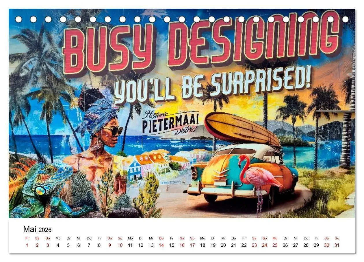 Bild: 9783516709872 | Willemstad - Die bunte Seite von Curaçao (Tischkalender 2026 DIN A5...