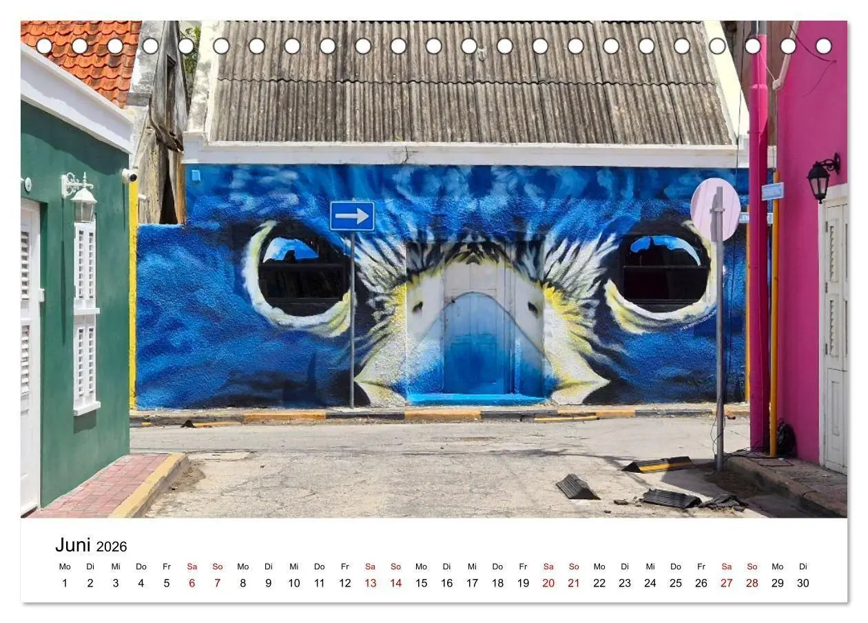 Bild: 9783516709872 | Willemstad - Die bunte Seite von Curaçao (Tischkalender 2026 DIN A5...