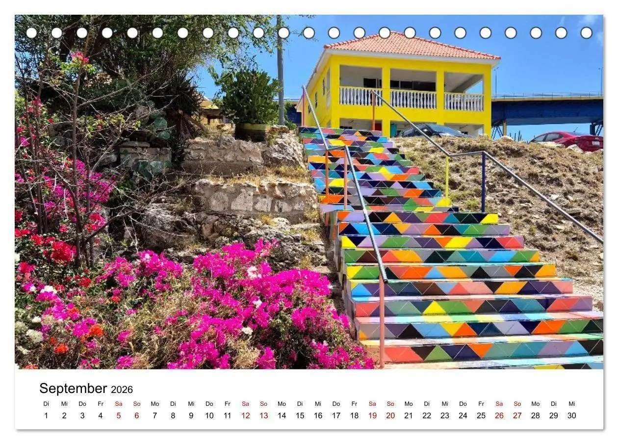 Bild: 9783516709872 | Willemstad - Die bunte Seite von Curaçao (Tischkalender 2026 DIN A5...
