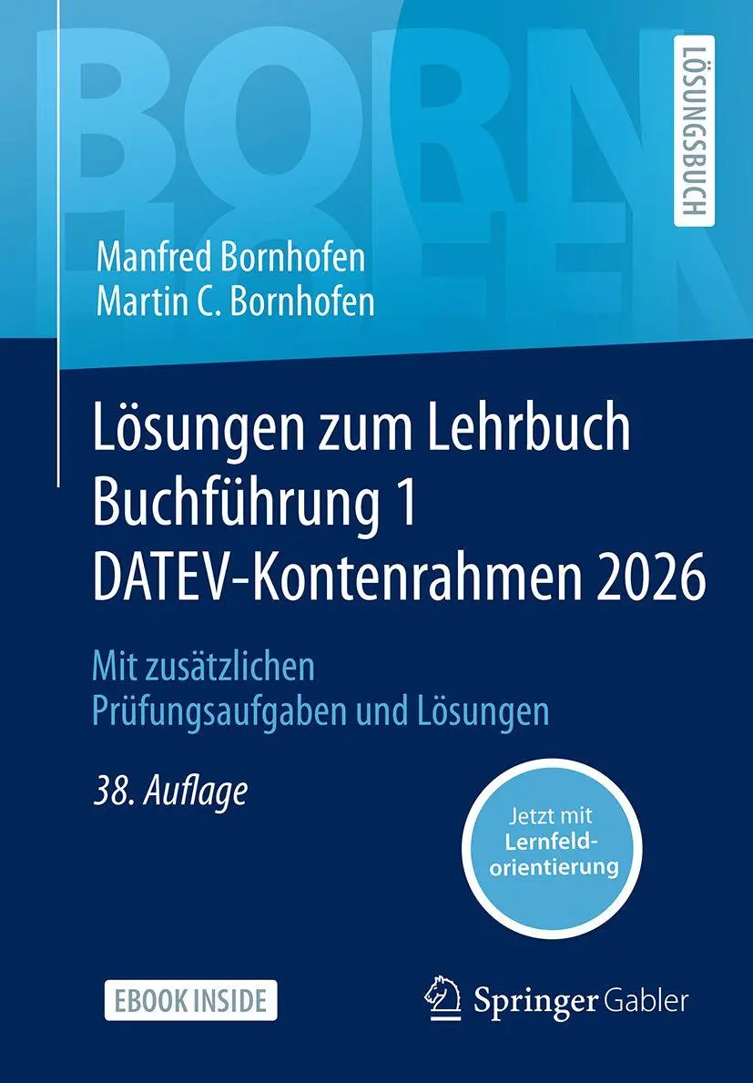 Cover: 9783658519872 | Lösungen zum Lehrbuch Buchführung 1 DATEV-Kontenrahmen 2026 | Bundle