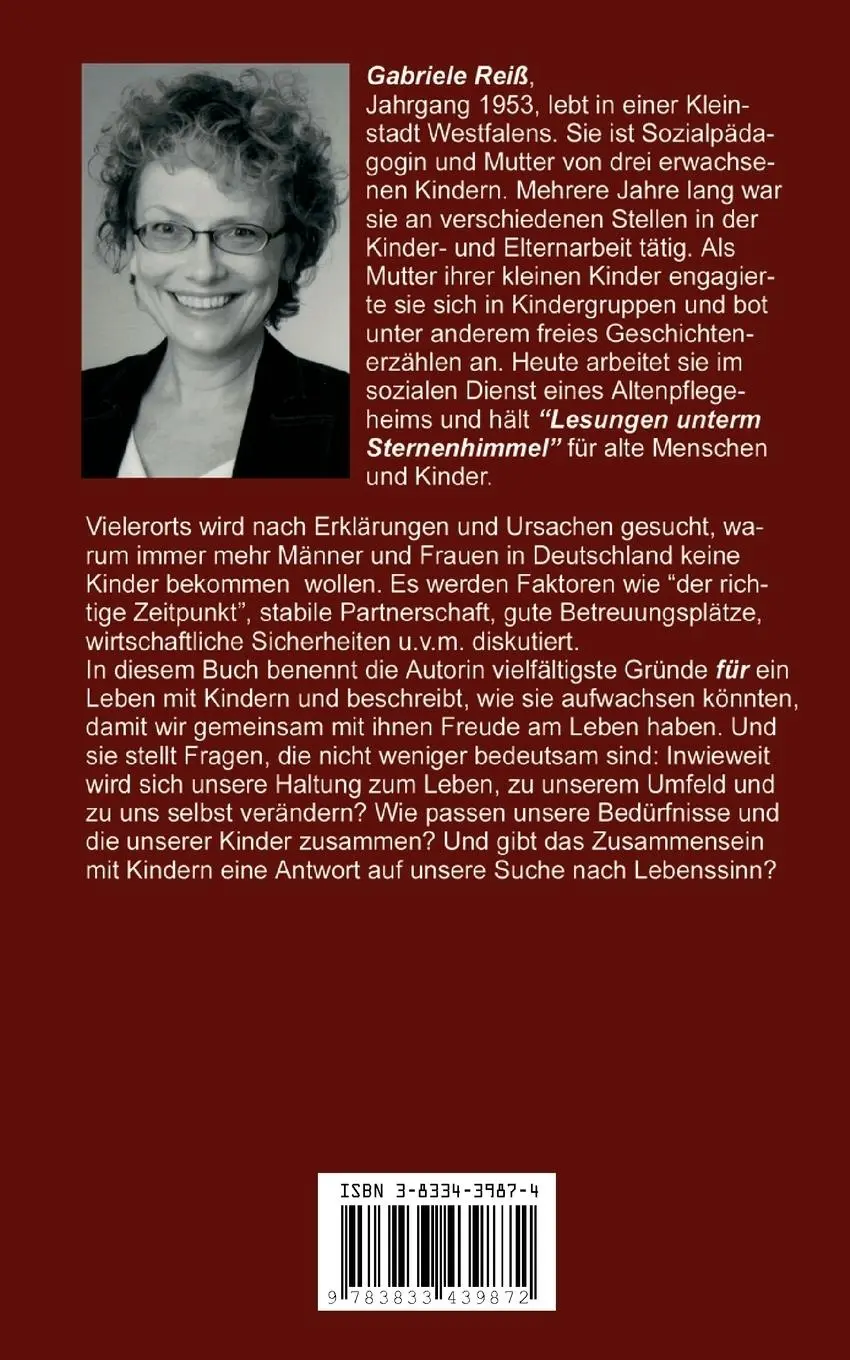 Rückseite: 9783833439872 | Liebeserklärung an (meine) Kinder | Gabriele Reiß | Taschenbuch | 2005