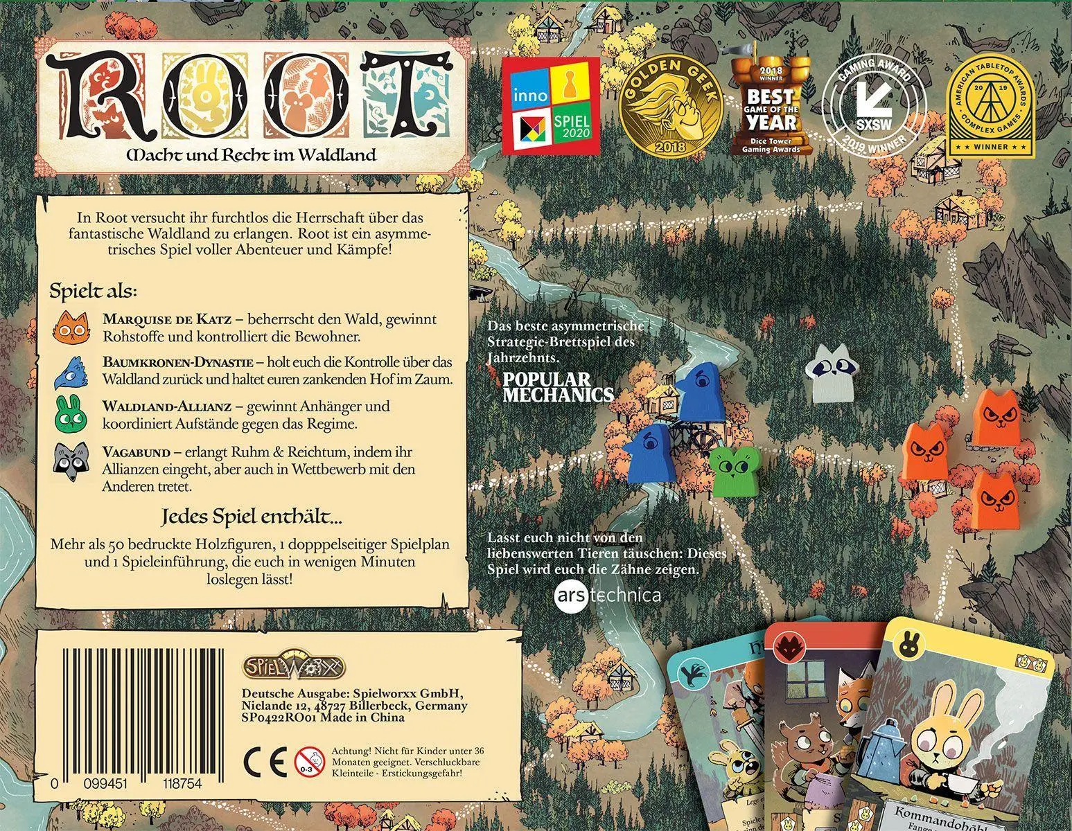 Bild: 633710949972 | Root | Macht und Recht im Waldland | Cole Wehrle | Spiel | SPWD0002