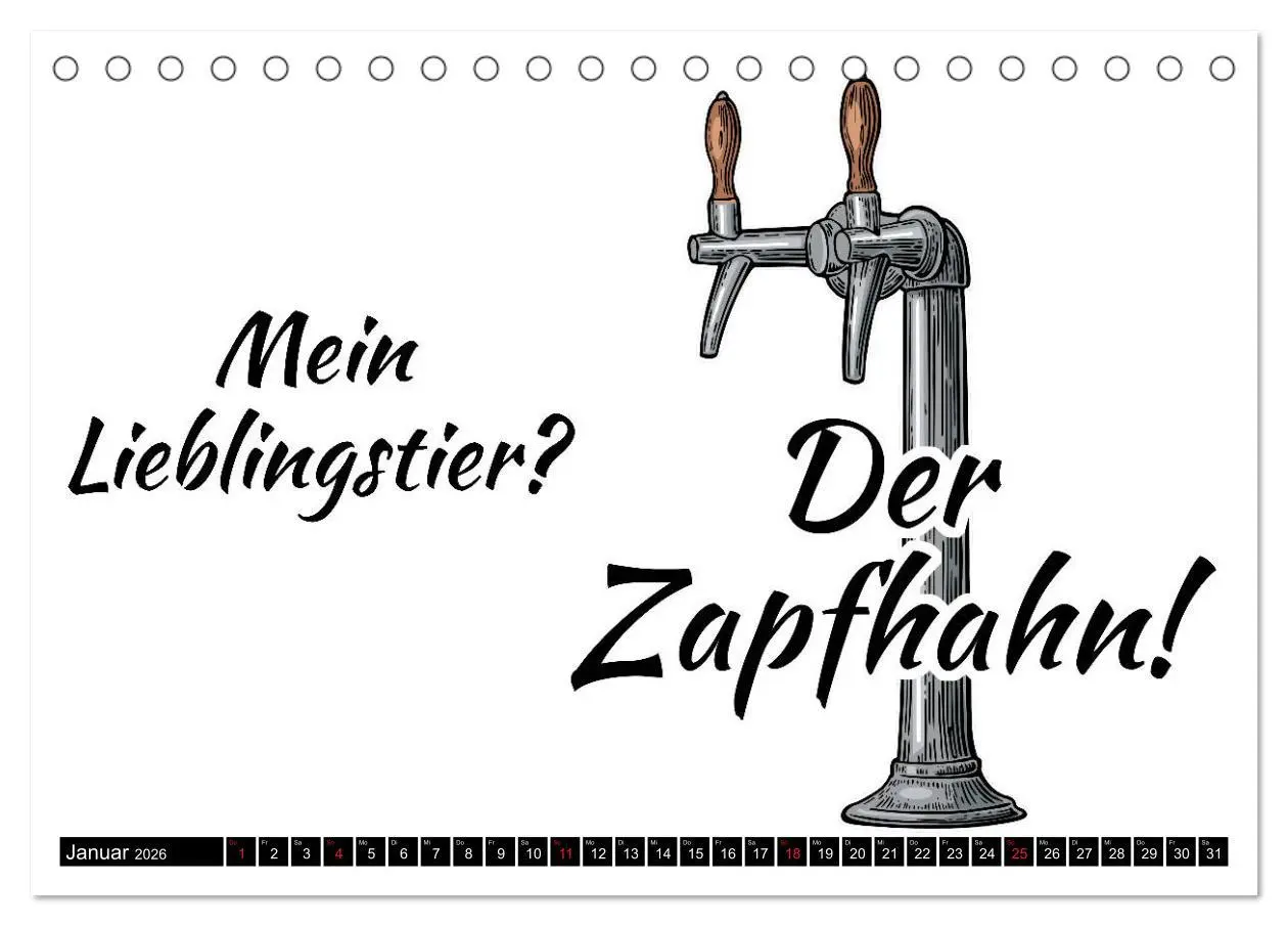 Bild: 9783457779972 | Bier - Lustige Sprüche und Grafiken (Tischkalender 2026 DIN A5...