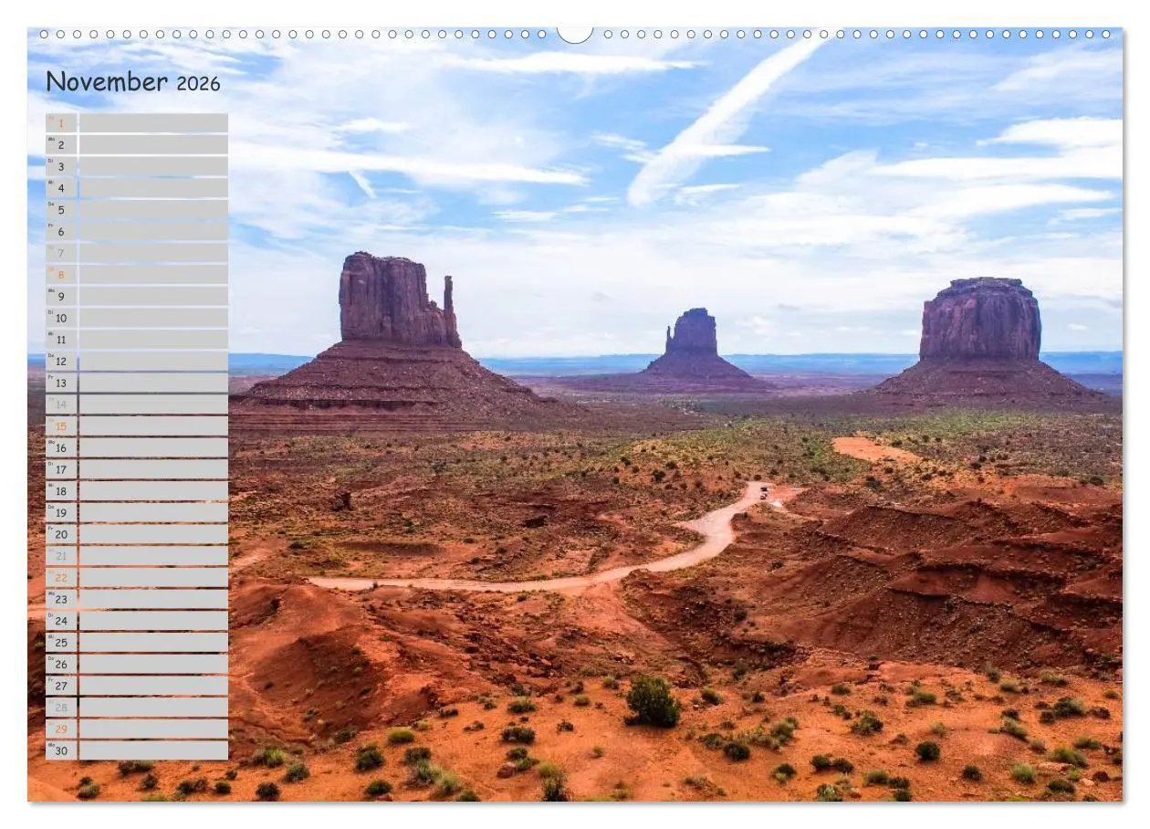 Bild: 9783516009972 | Die Canyons der USA (Wandkalender 2026 DIN A2 quer), CALVENDO...