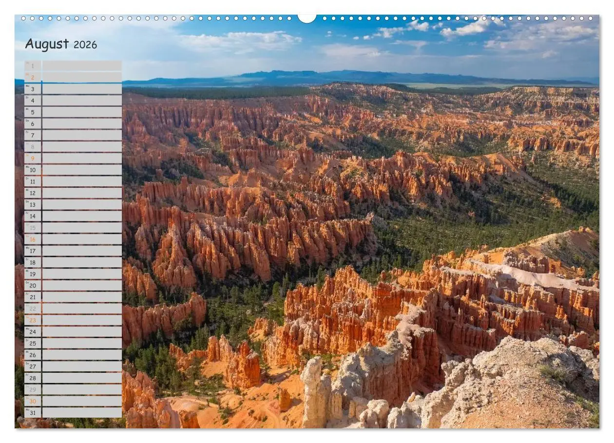 Bild: 9783516009972 | Die Canyons der USA (Wandkalender 2026 DIN A2 quer), CALVENDO...