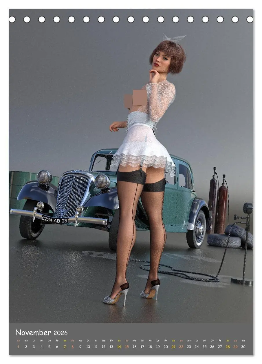Bild: 9783516249972 | Werkstatt Bunnys (Tischkalender 2026 DIN A5 hoch), CALVENDO...