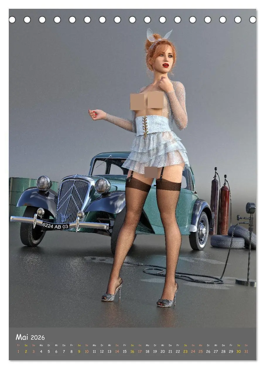 Bild: 9783516249972 | Werkstatt Bunnys (Tischkalender 2026 DIN A5 hoch), CALVENDO...