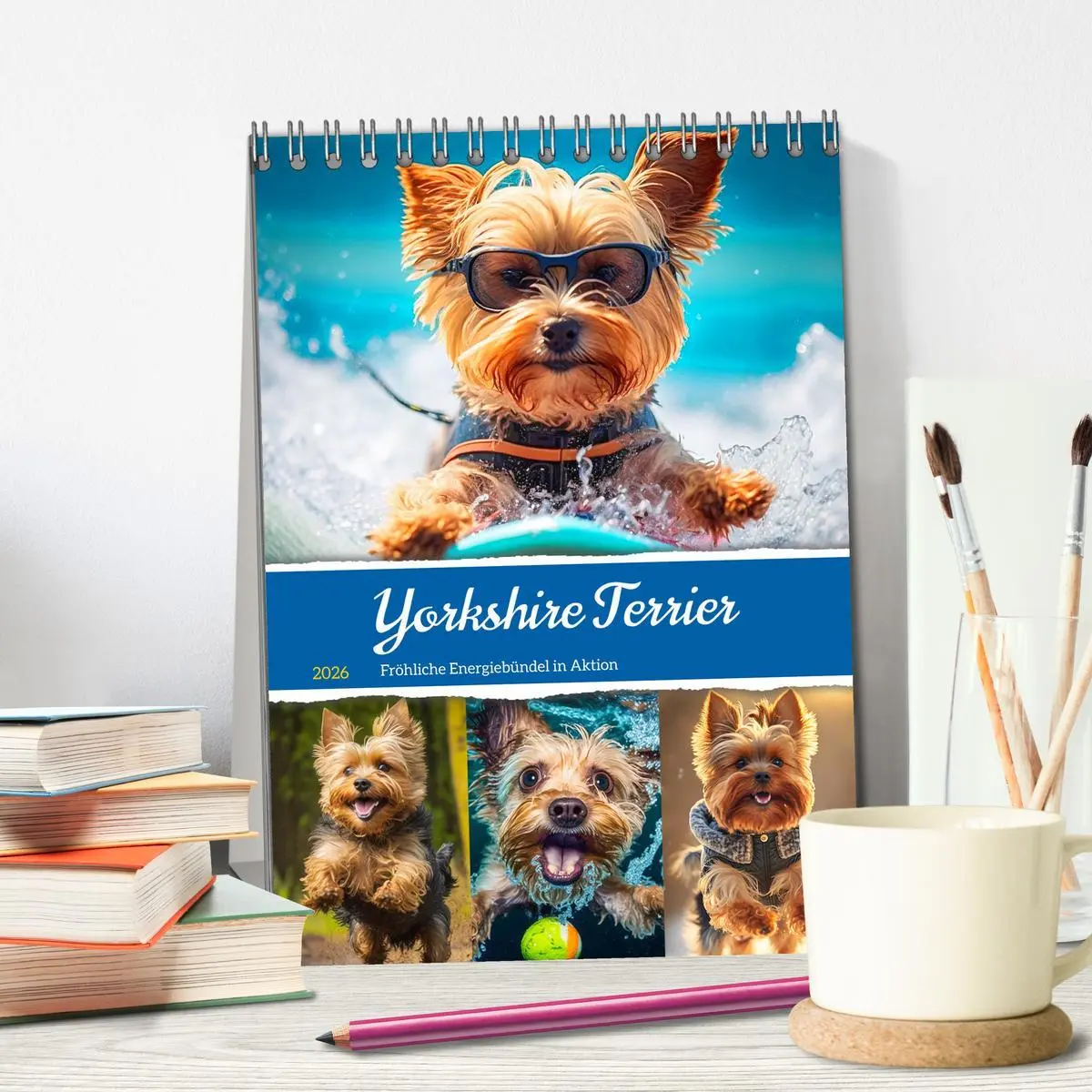 Bild: 9783516319972 | Yorkshire Terrier. Fröhliche Energiebündel in Aktion (Tischkalender...