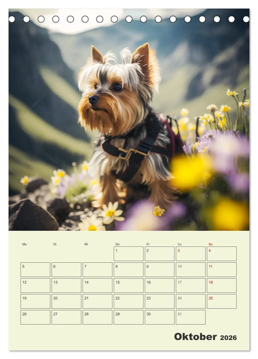 Bild: 9783516319972 | Yorkshire Terrier. Fröhliche Energiebündel in Aktion (Tischkalender...