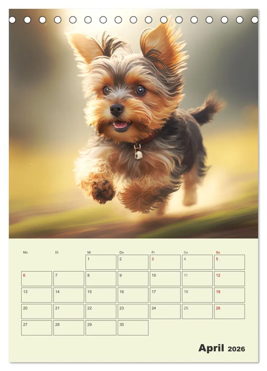Bild: 9783516319972 | Yorkshire Terrier. Fröhliche Energiebündel in Aktion (Tischkalender...