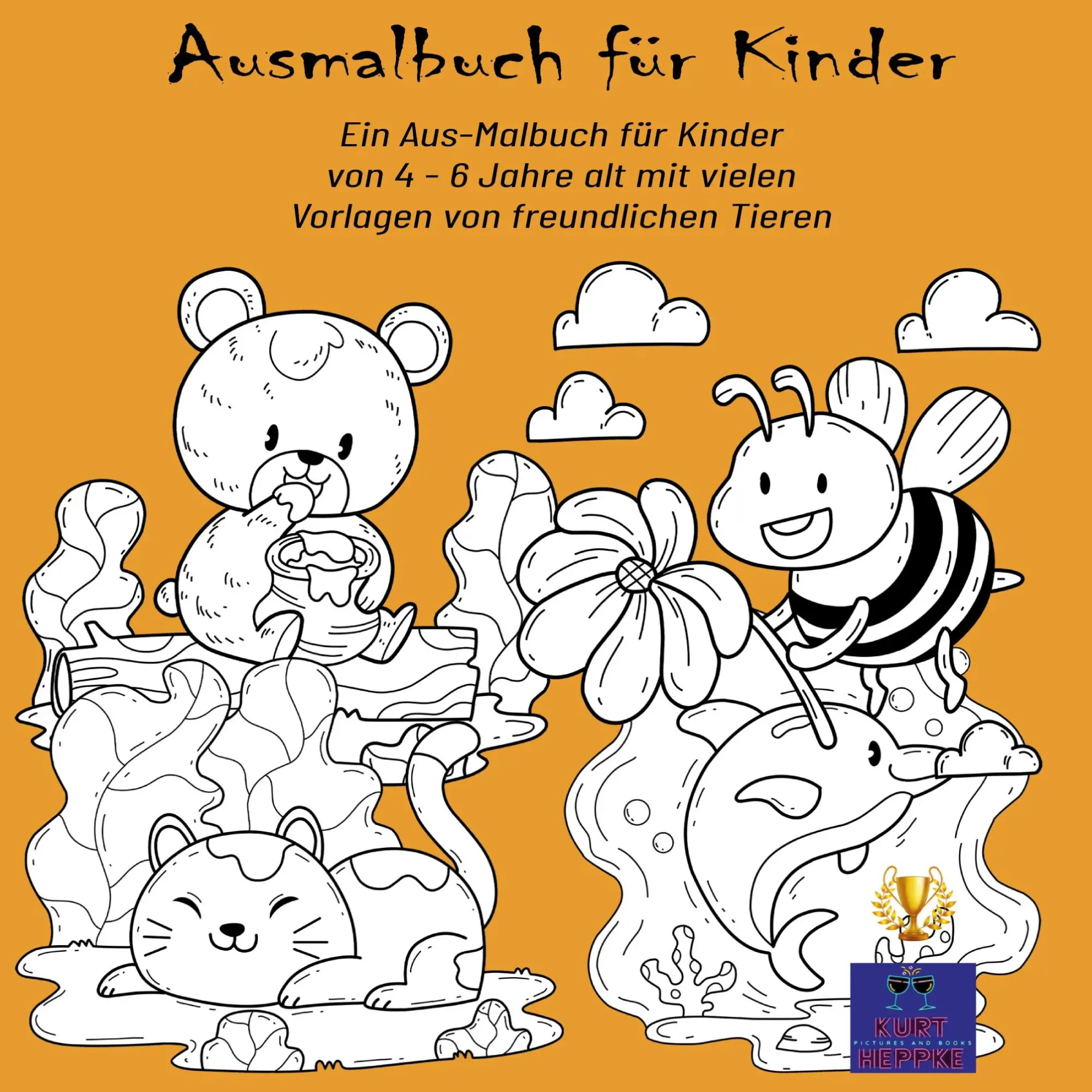 Cover: 9783756209972 | Ausmalbuch für Kinder | Kurt Heppke | Taschenbuch | 50 S. | Deutsch