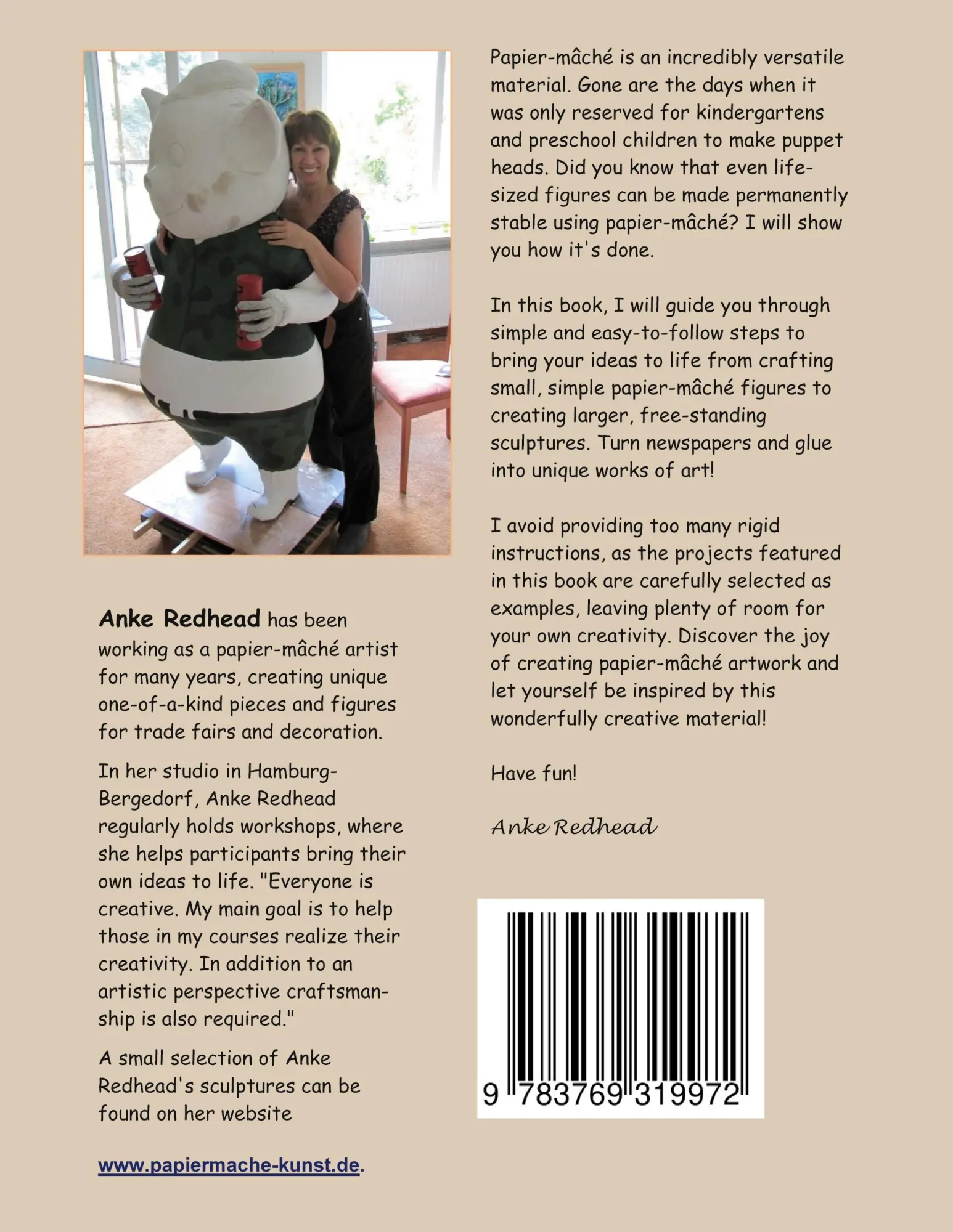 Rückseite: 9783769319972 | The Art of Creating with Papier-Mâché | Anke Redhead | Taschenbuch