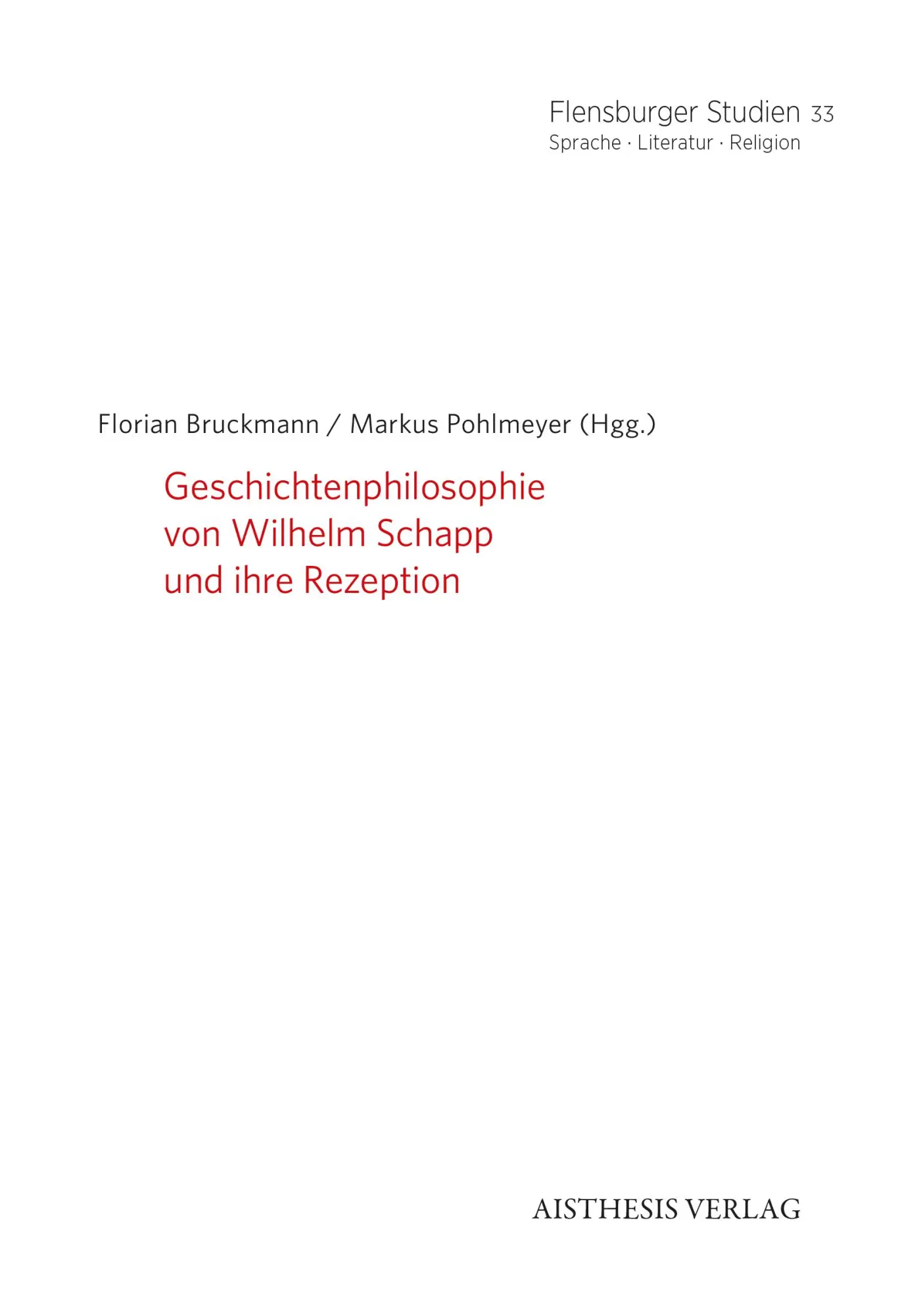 Cover: 9783849819972 | Geschichtenphilosophie von Wilhelm Schapp und ihre Rezeption | Buch