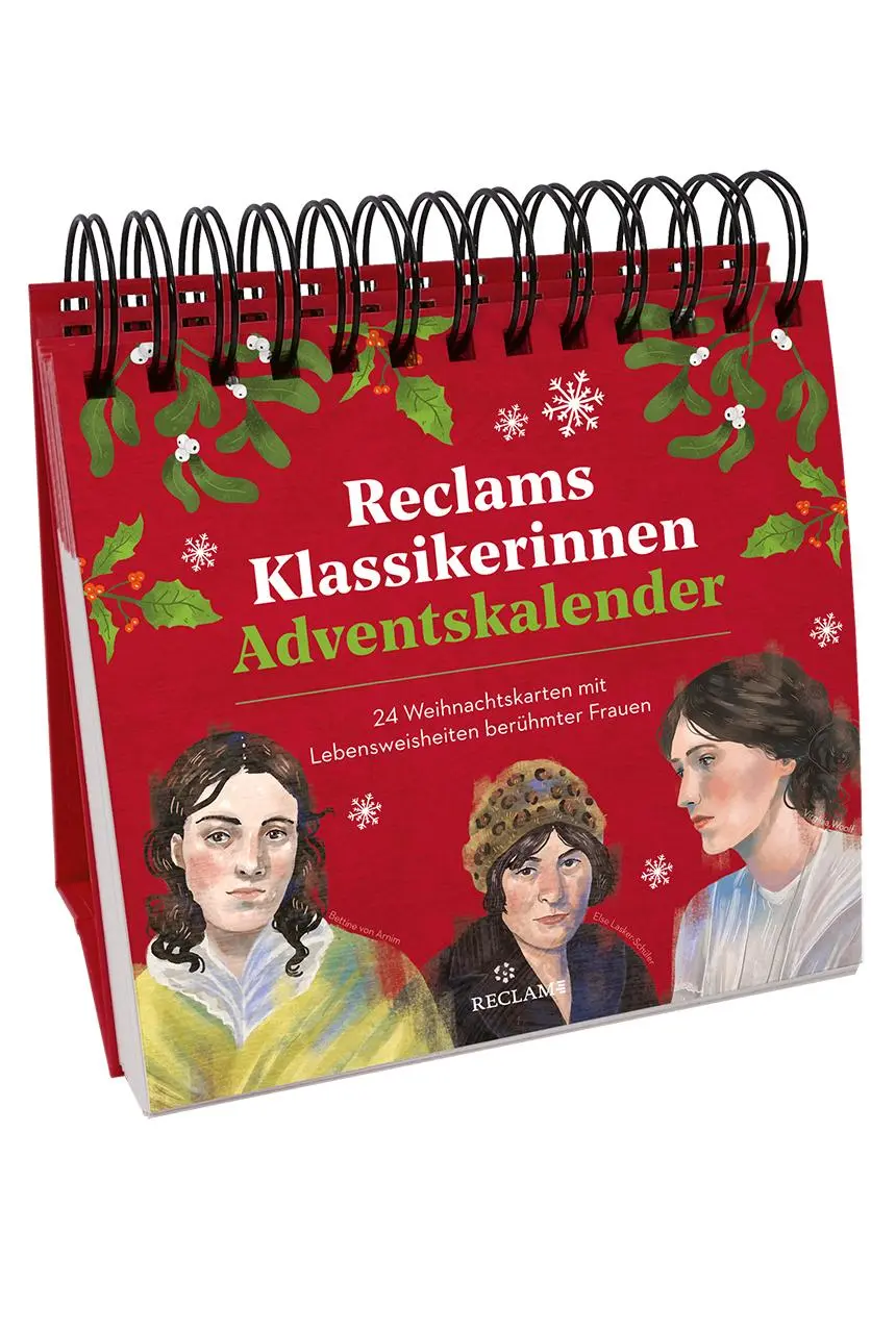 Cover: 4262461870073 | Reclams Klassikerinnen Adventskalender. 24 Weihnachtskarten mit...