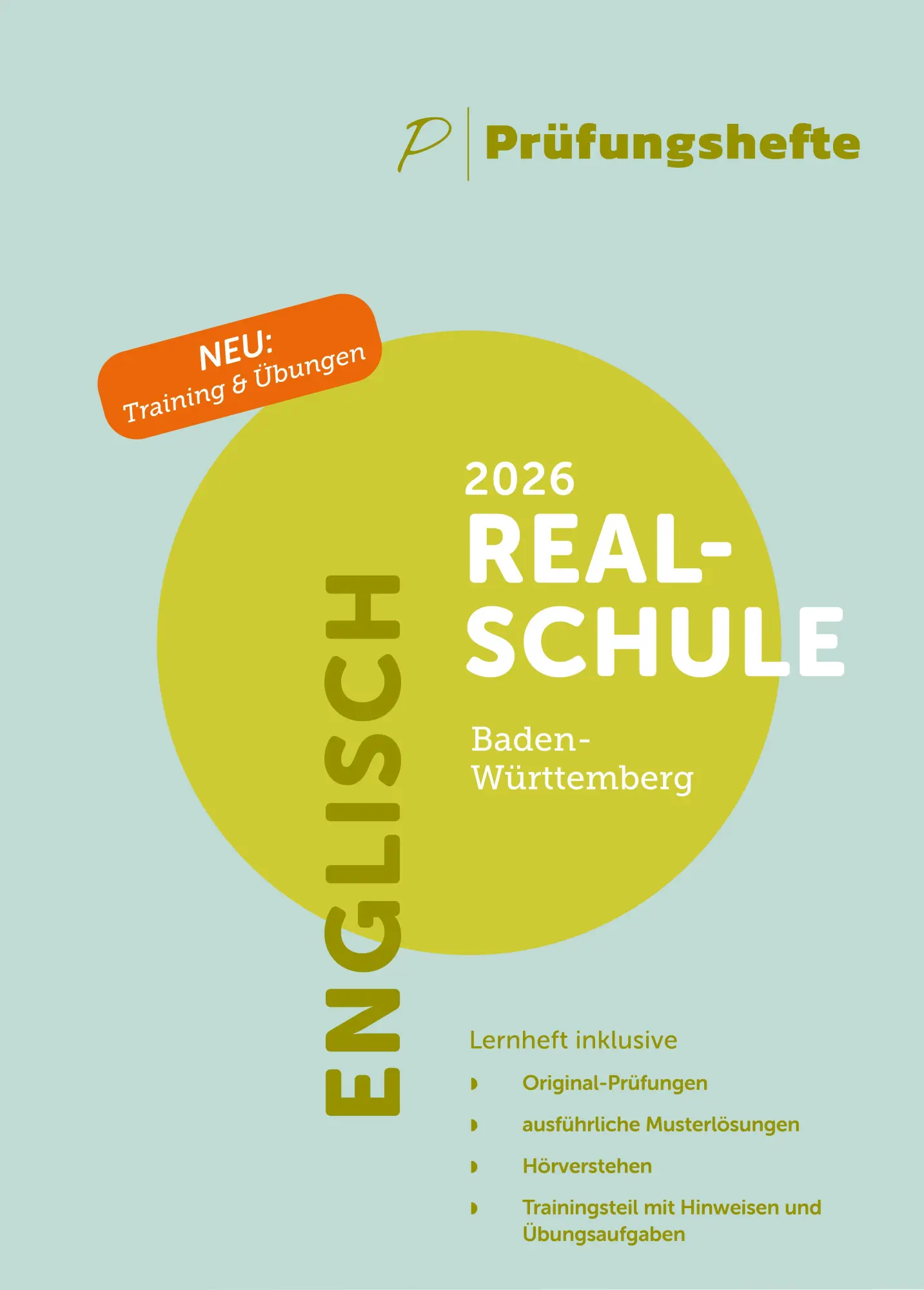 Cover: 9783692040073 | Prüfungsheft - 2026 Englisch Realschulabschluss - Baden-Württemberg...