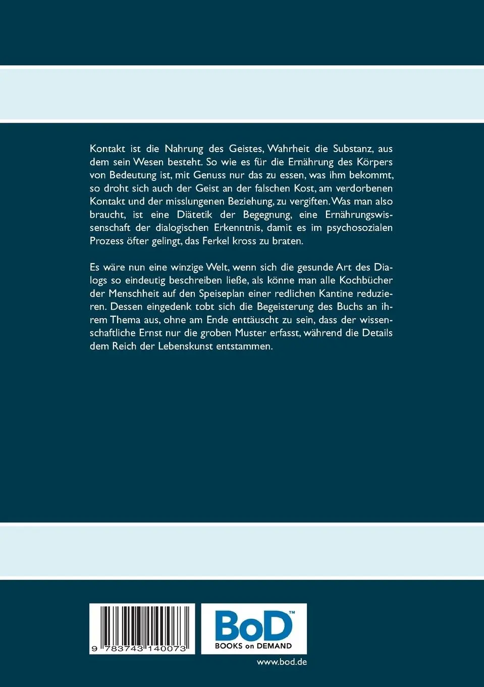 Rückseite: 9783743140073 | Der Kontakt | Michael Depner | Taschenbuch | 248 S. | Deutsch | 2016