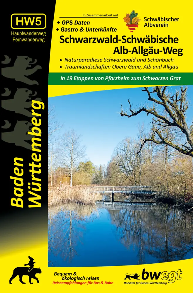 Cover: 9783948860073 | Schwarzwald-Schwäbische Alb-Allgäu-Weg HW5 - Naturparadiese...