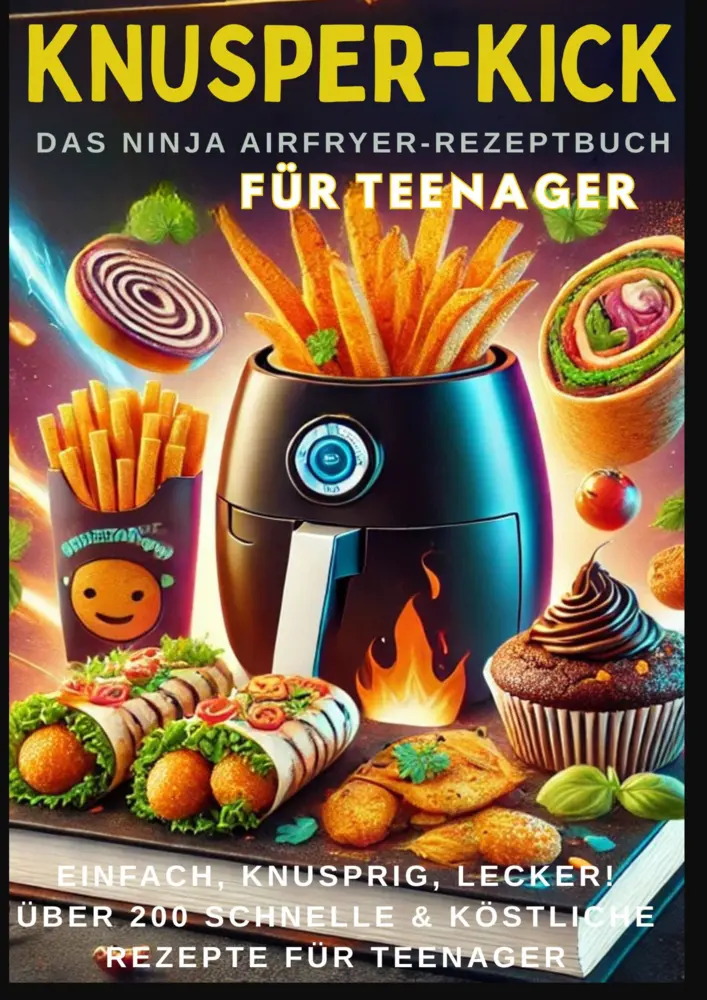 Cover: 9789403800073 | KNUSPER-KICK: Das Ninja Airfryer-Rezeptbuch - Einfach, knusprig,...